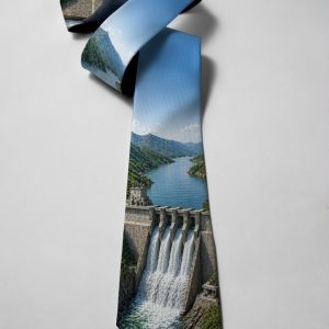 Nile silk tie product view